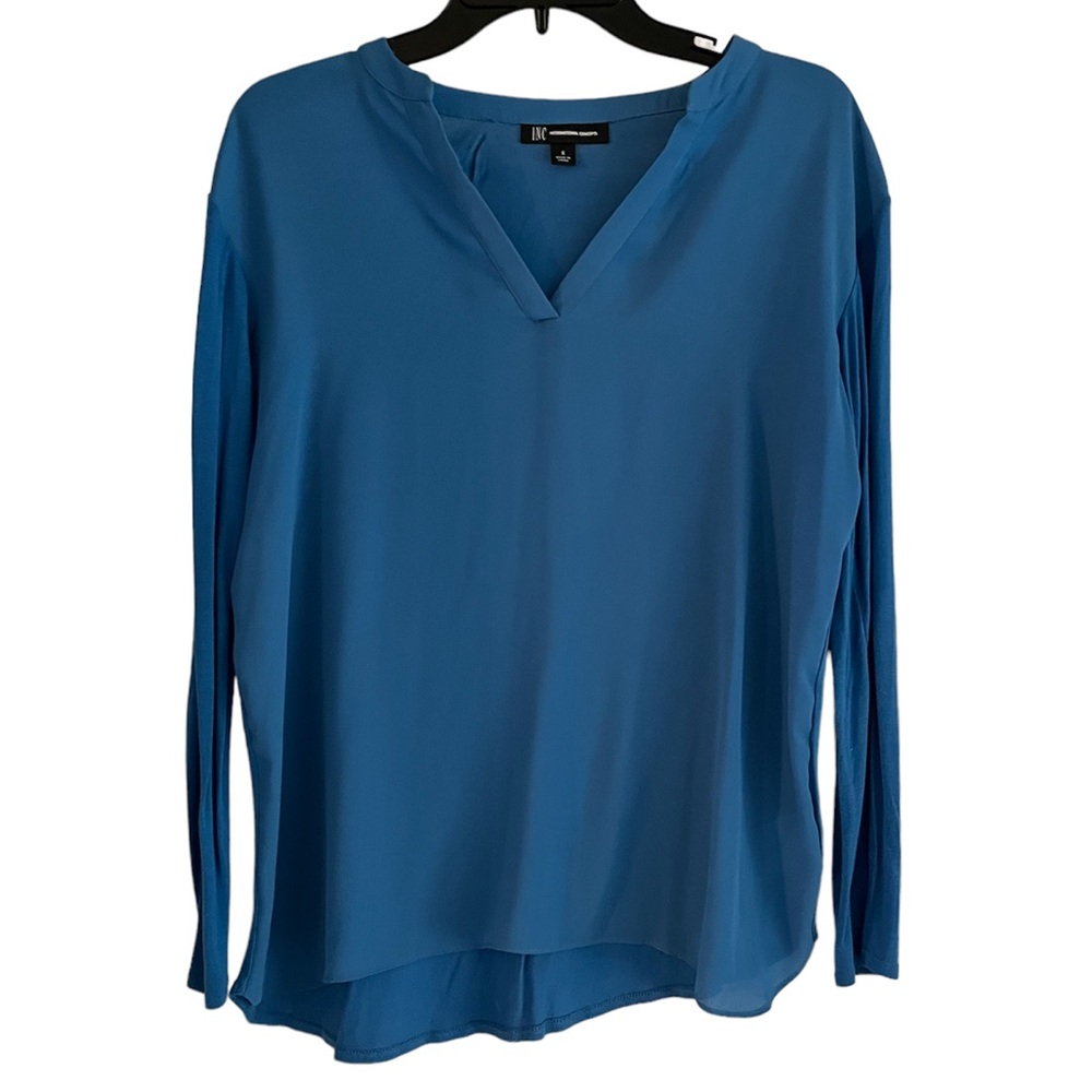 INC blue tunic